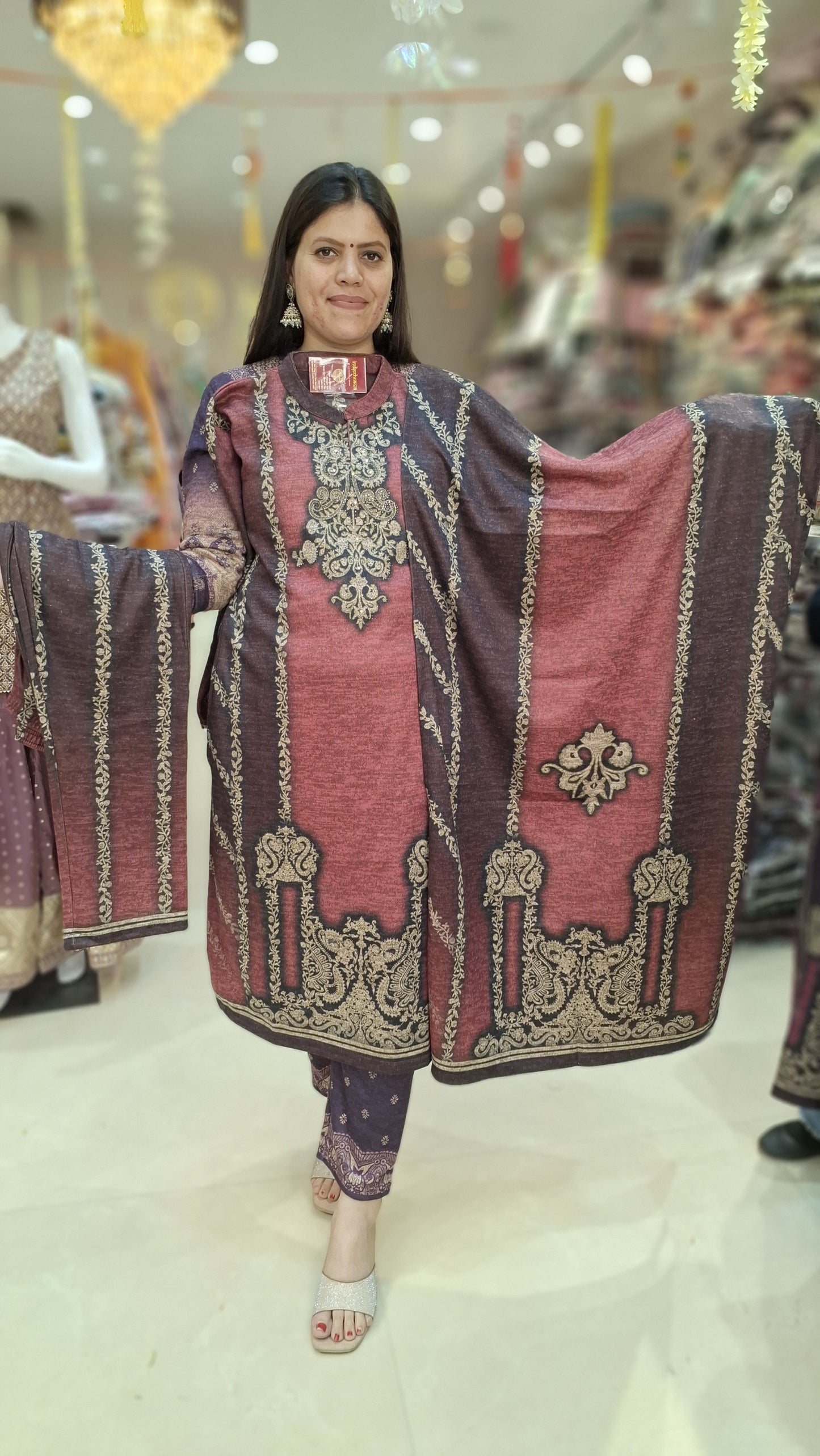 PREMIUM WOOL FULL DESIGN 3PC SUIT