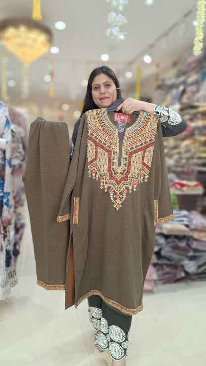 PREMIUM WOOL CHOGA PHERAN CORDSET