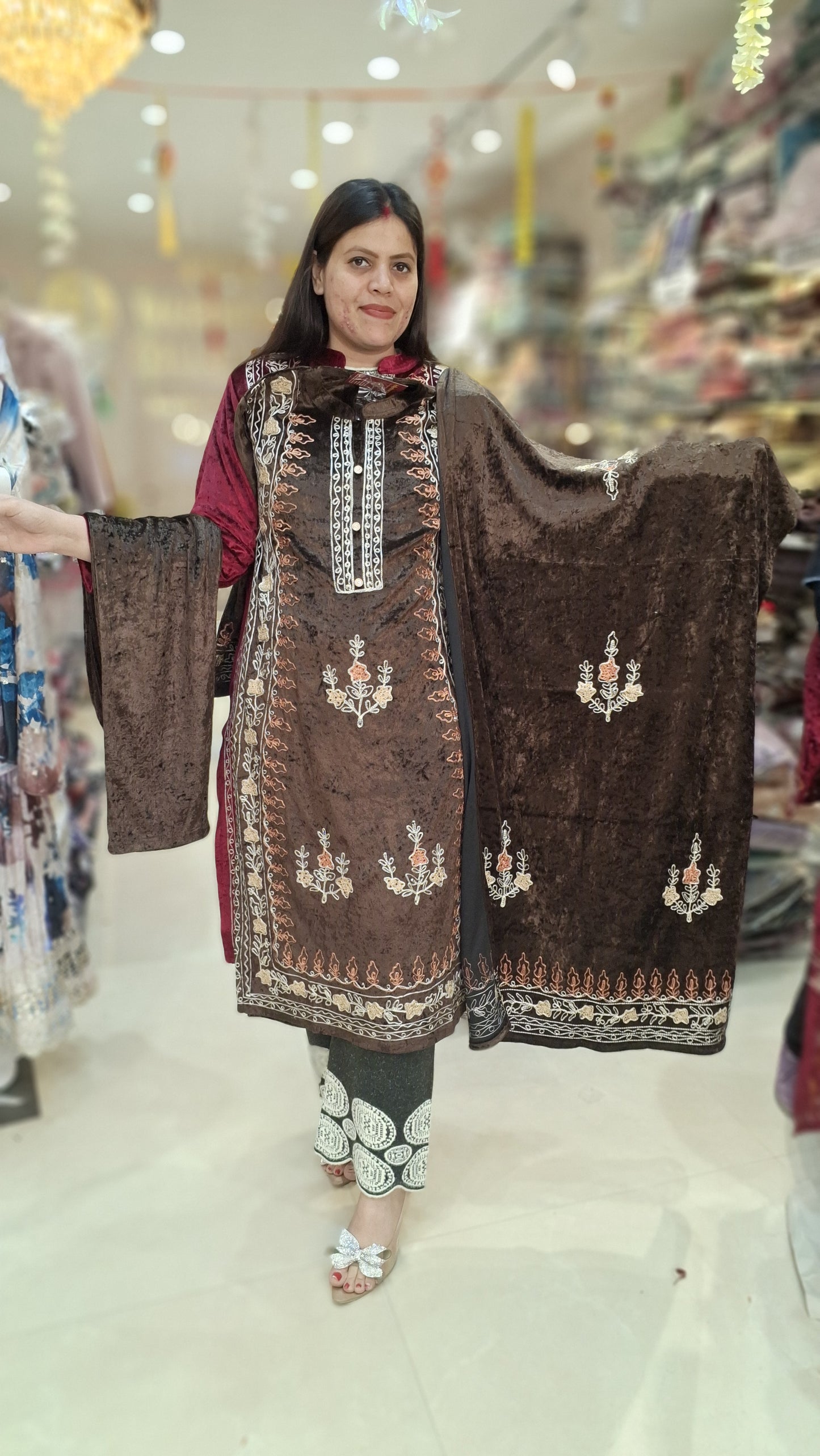 KASHMIRI MICRO VELVET SUIT