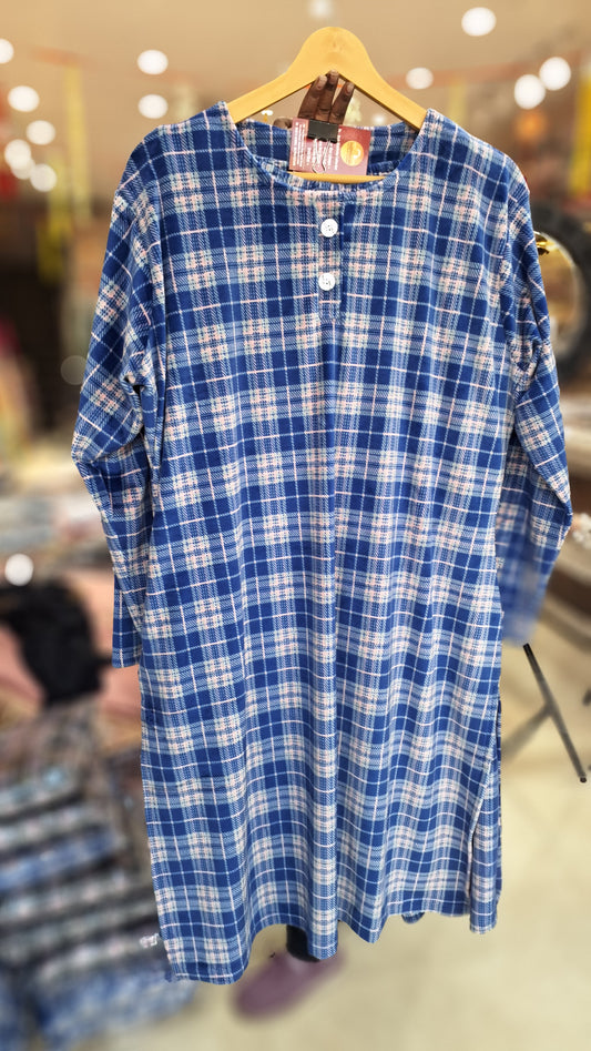 PLUS SIZE PREMIUM VELVET NEIGHT SUIT