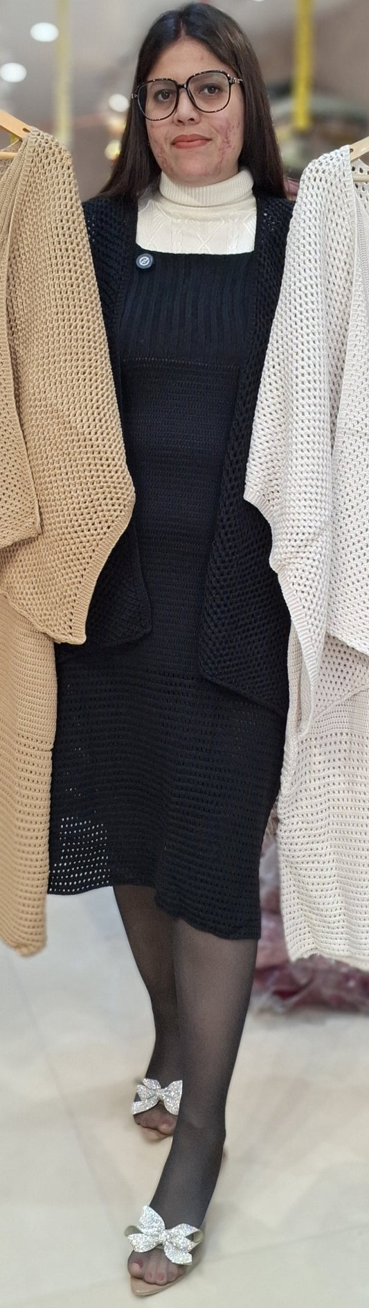 INDIPEHNAWA FURR FULL WARM DOUBLE TONE STOCKINGS