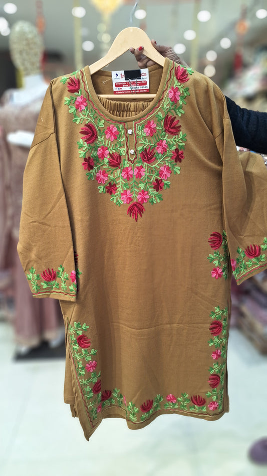 MULTI CLOURED KASHMIRI 2PC PHRERAN