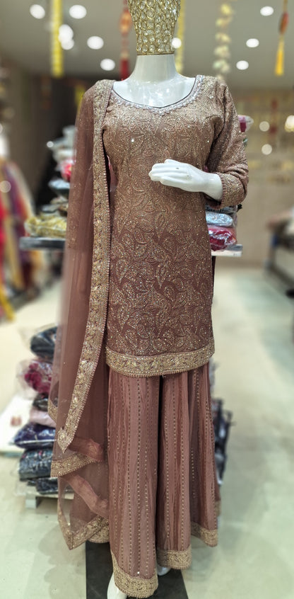 WEDDING WERA FULL SIPPI AND TILLA WORK JAFFA SUIT