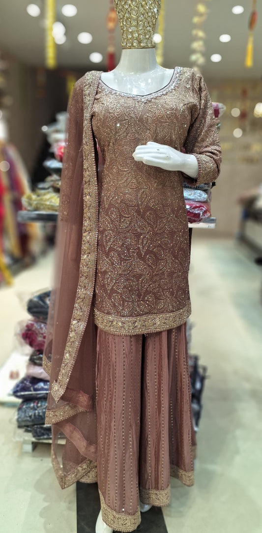 WEDDING WERA FULL SIPPI AND TILLA WORK JAFFA SUIT