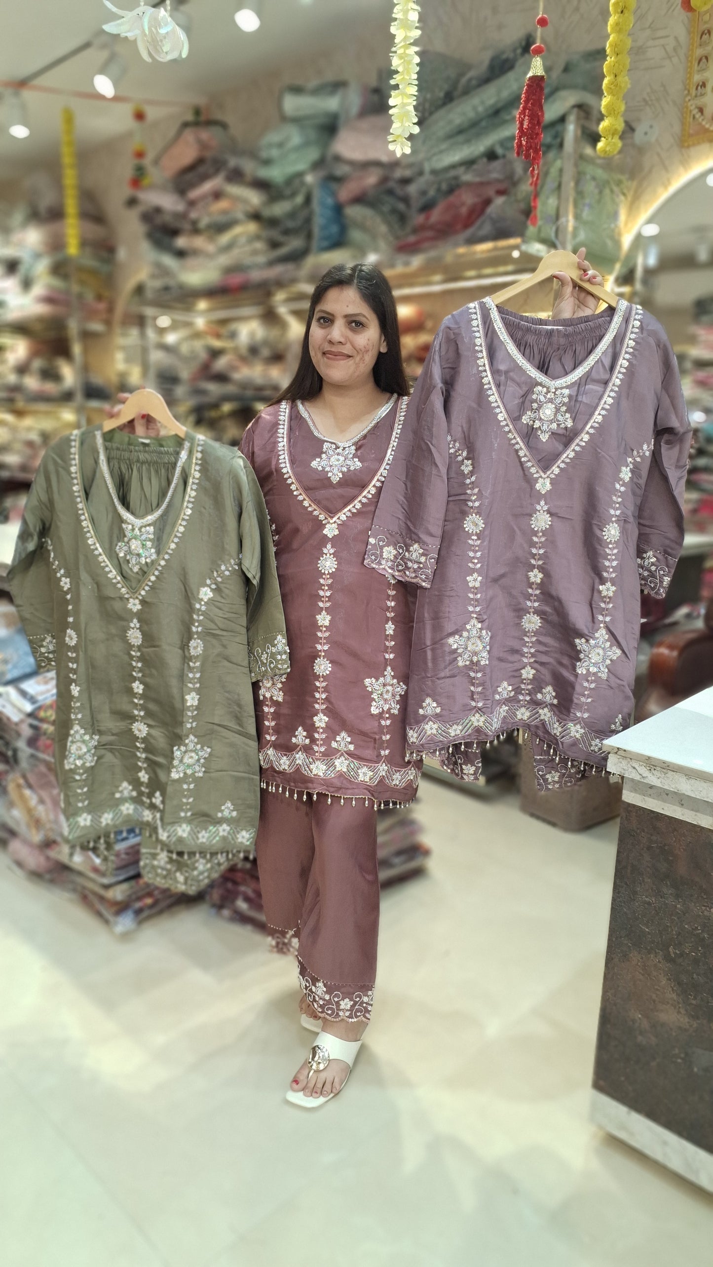 PREMIUM FANDY BUSTIER PLAZO CORDSET