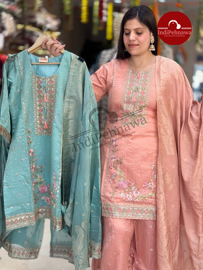 PARTY WEAR EMBROIDED JAFA
