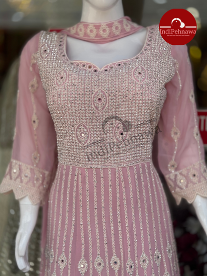 Designer Floor-Length Gown – Perfect for Parties & Weddings