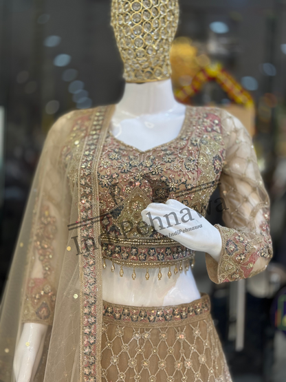 Handcrafted  Thread Work Lehengas – A Touch of Royalty
