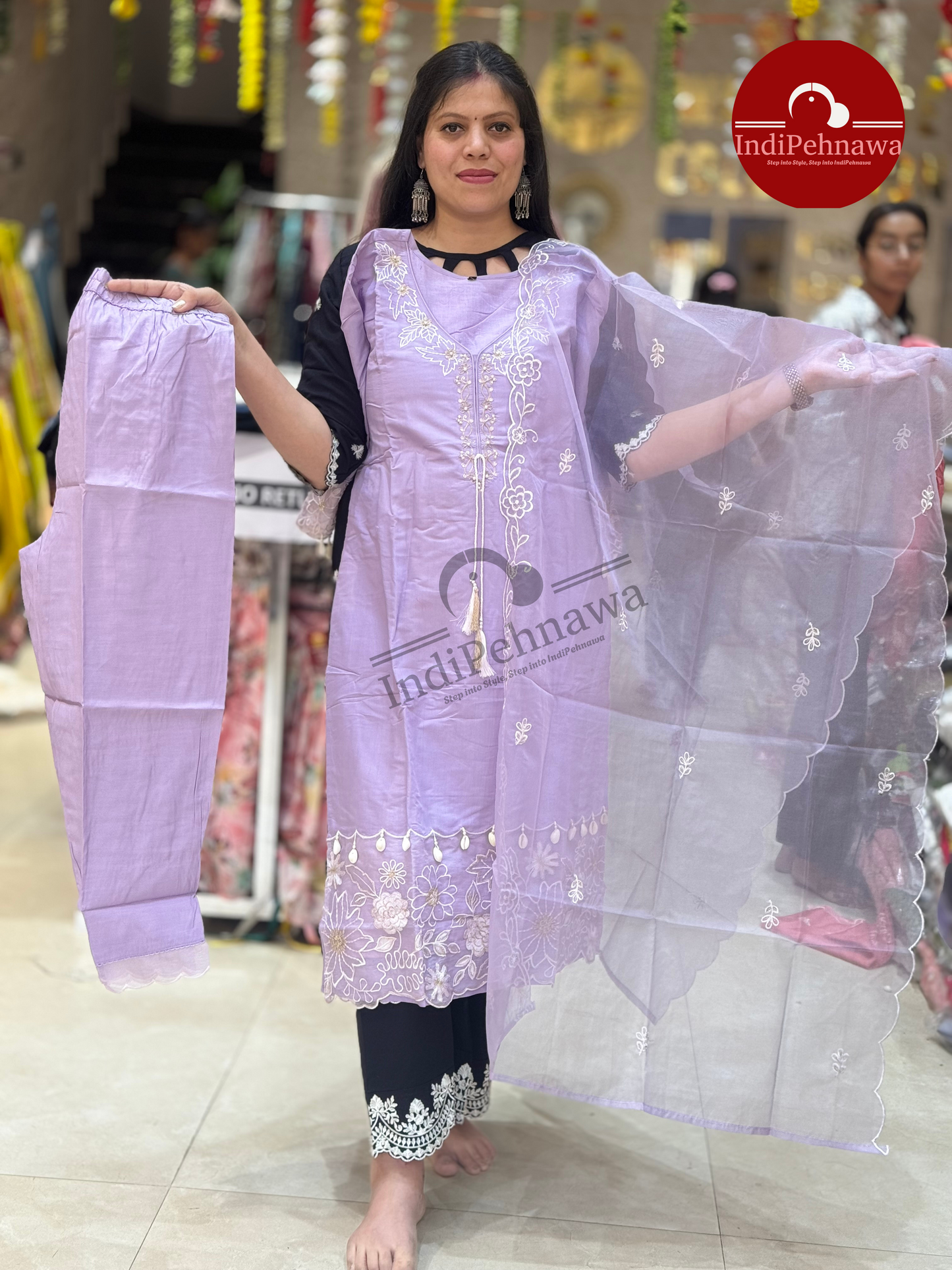 Embroidered Party Suits with a Royal Touch
