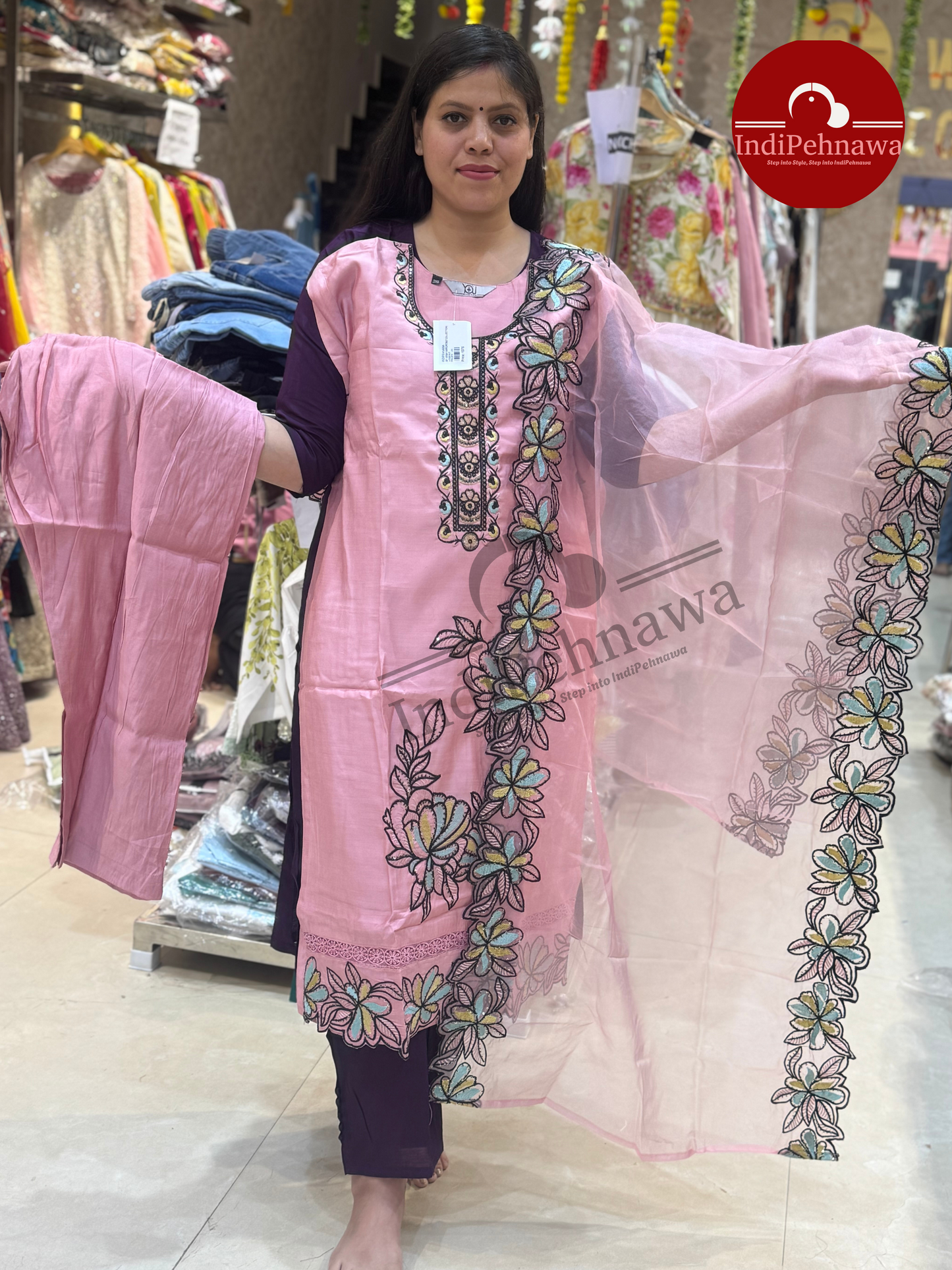 Petal Perfection – Designer Floral Suit