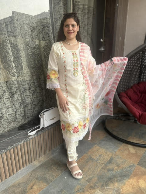 Sanjh-E-Shingar Cotton Suit