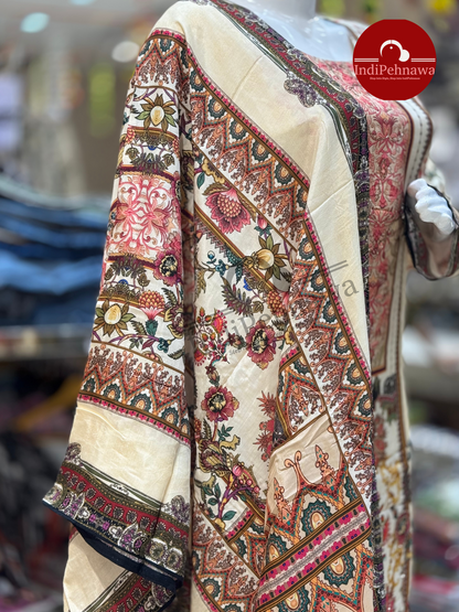 Georgette Glamour Suit – Flowy & Fabulous