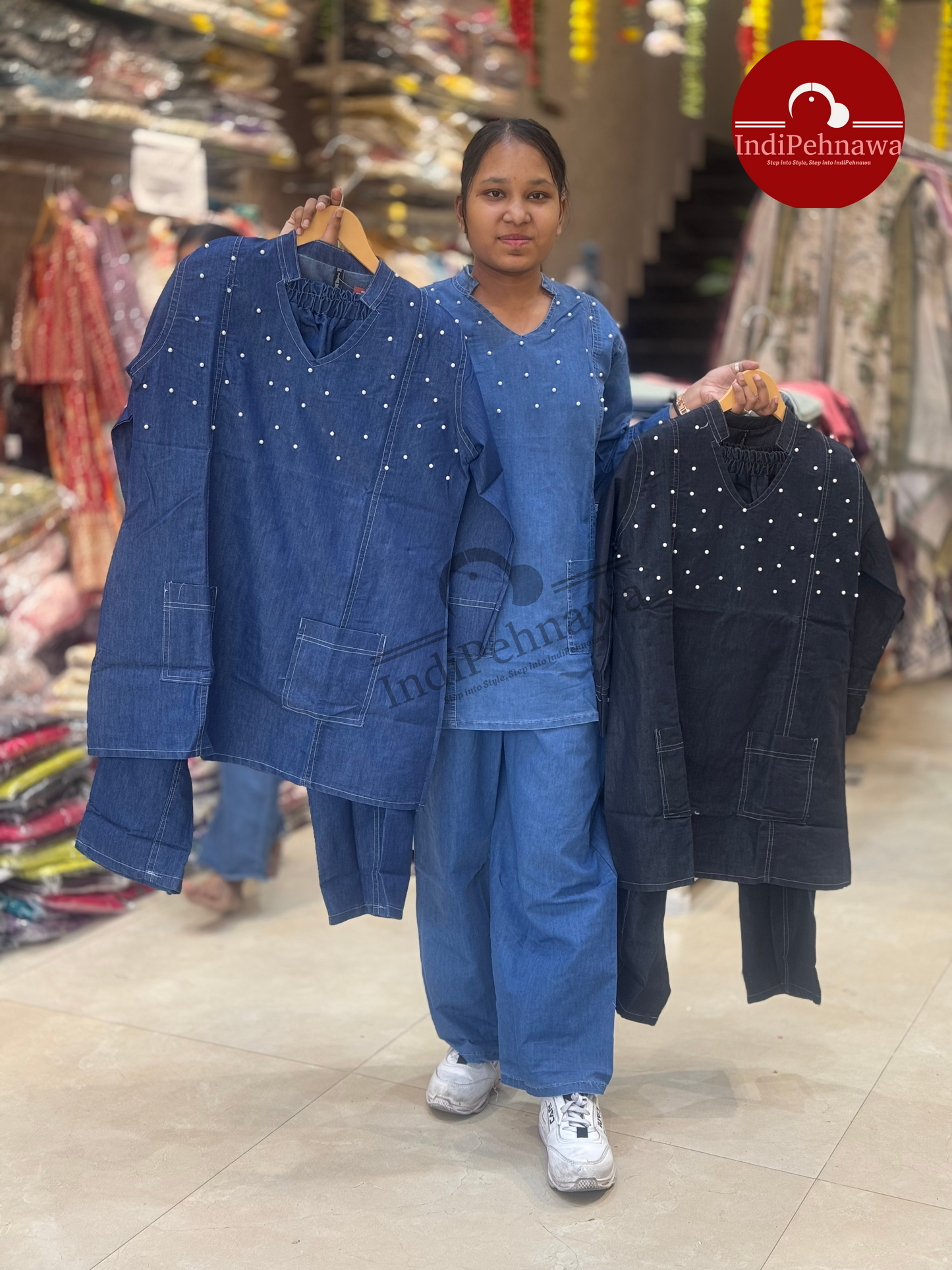 Denim Diva Co-ord Set – Chic & Casual Style