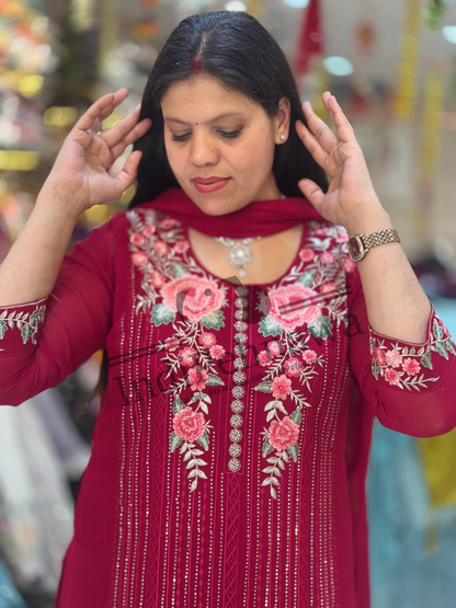 Bridal & Festive Suits with Intricate Stone Work