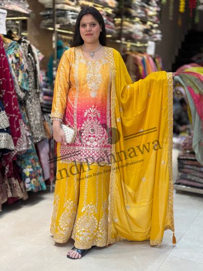 Royal Mirror & Thread Work Suits – Party & Wedding Collection