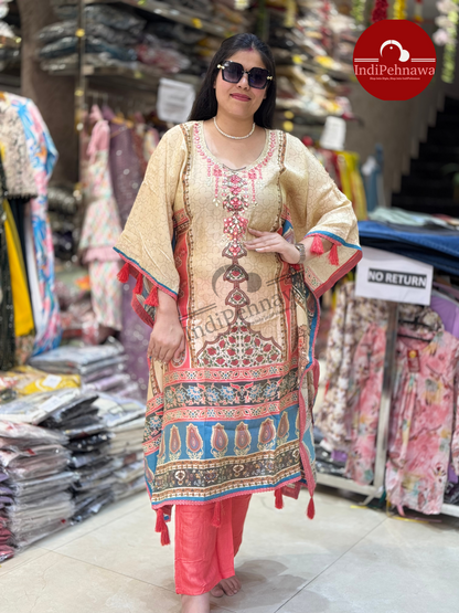 Sufi Glam – Boho Luxe Kaftan for Mehendi & Sangeet Nights