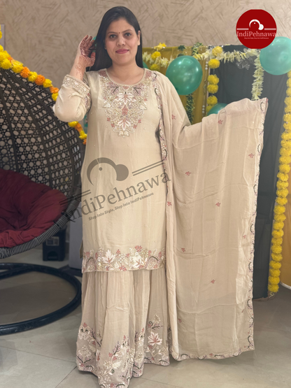 PREMIUM IVORY SPECIAL CHINON SHRARA BY INDIPEHNAWA