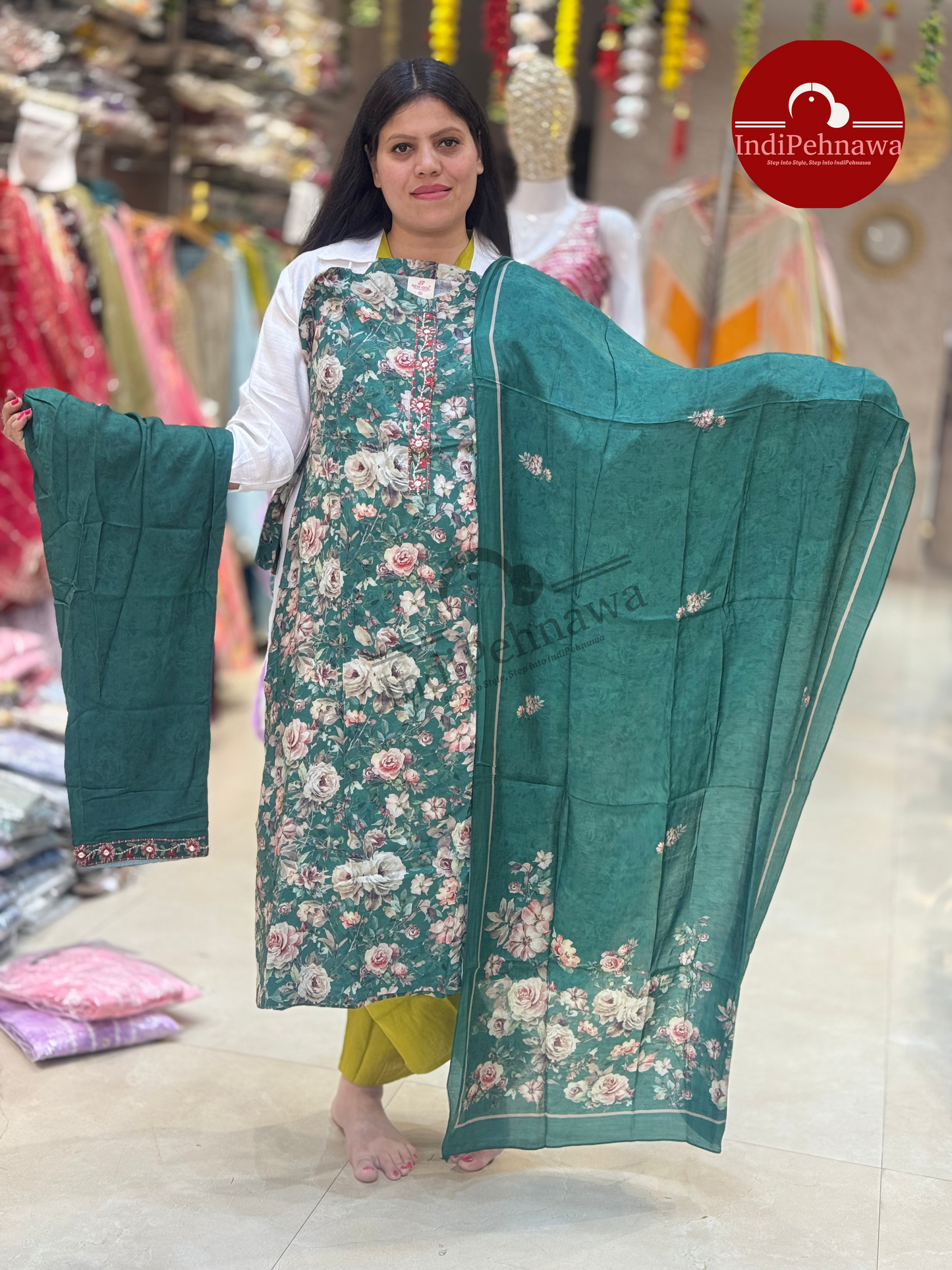Classic Punjabi Suit Set – Ethnic Elegance by Indipehnawa