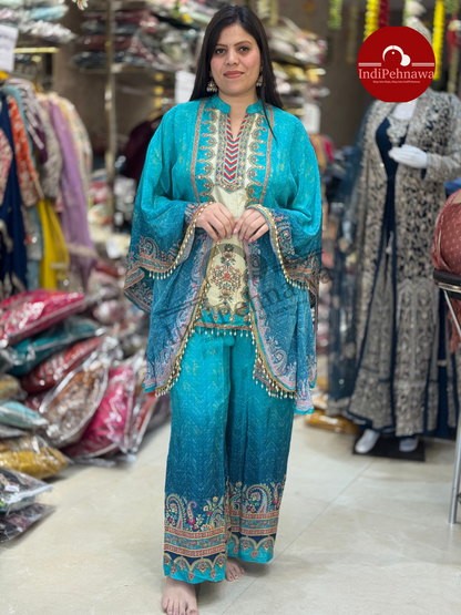 DESINER KAFTAN WITH PLAZO