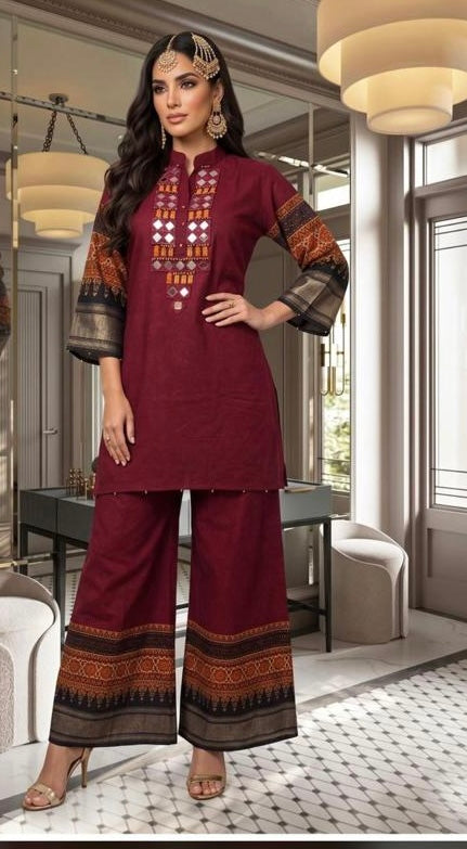 PURE COTTON ORIGNAL ORIGNAL MIRROR WORK CORDSET