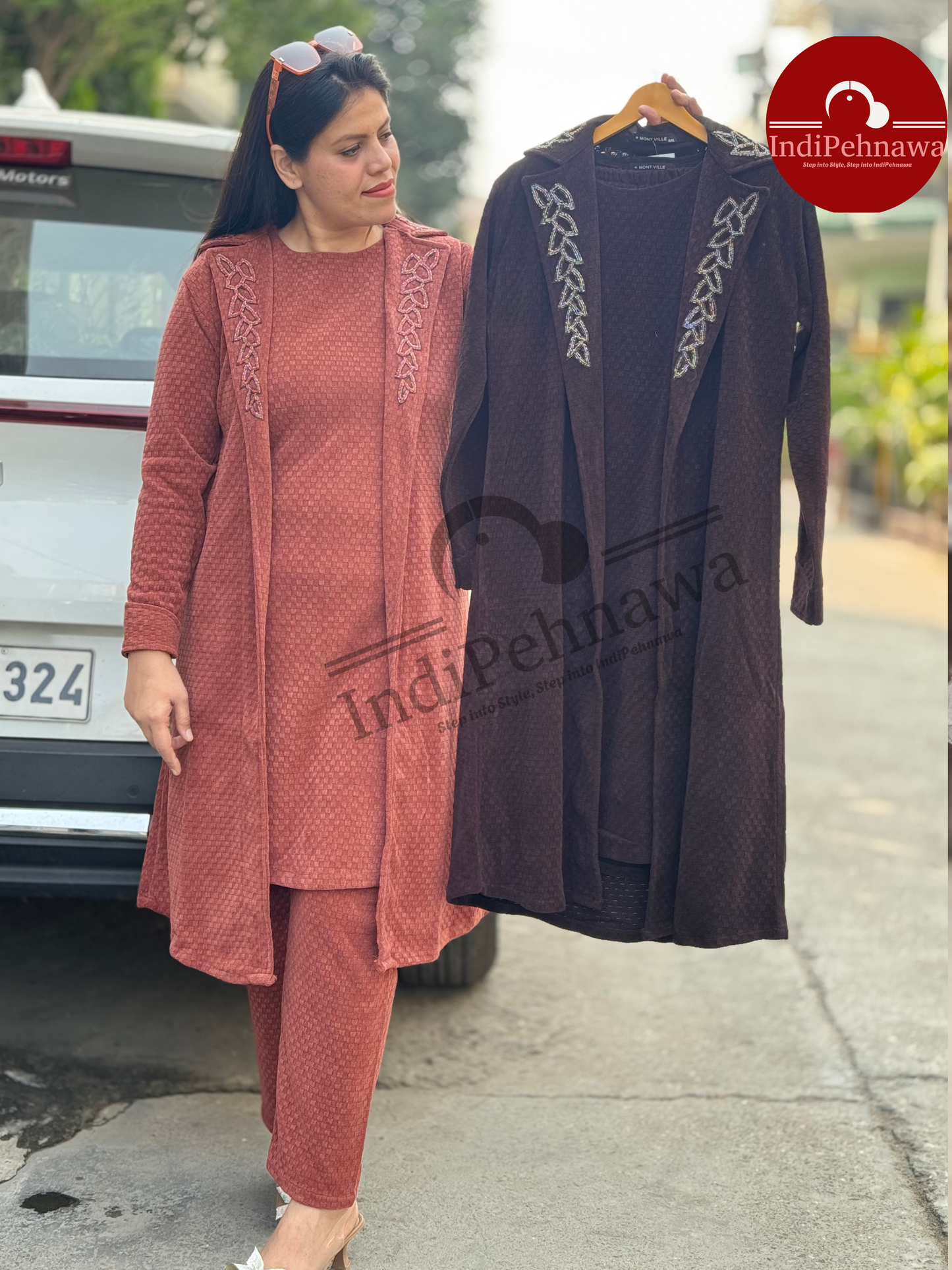 CHANNEL WOOL 3 PC SHRUG ARTICLE