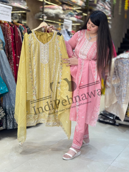 Chic and Breezy Crush Cotton Suit for Effortless Elegance
