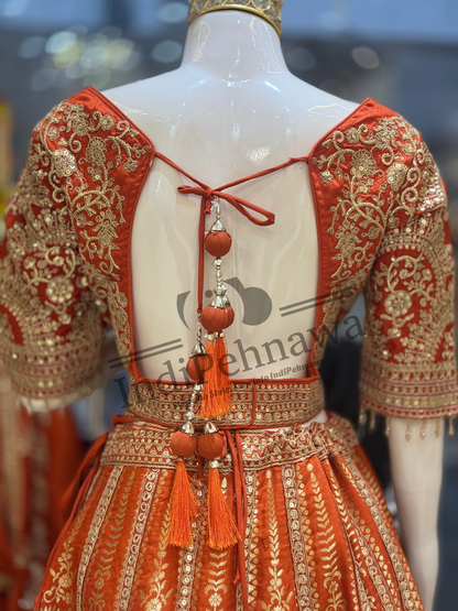 Royal Brocade Silk Lehengas – Indipehnawa’s Finest Collection