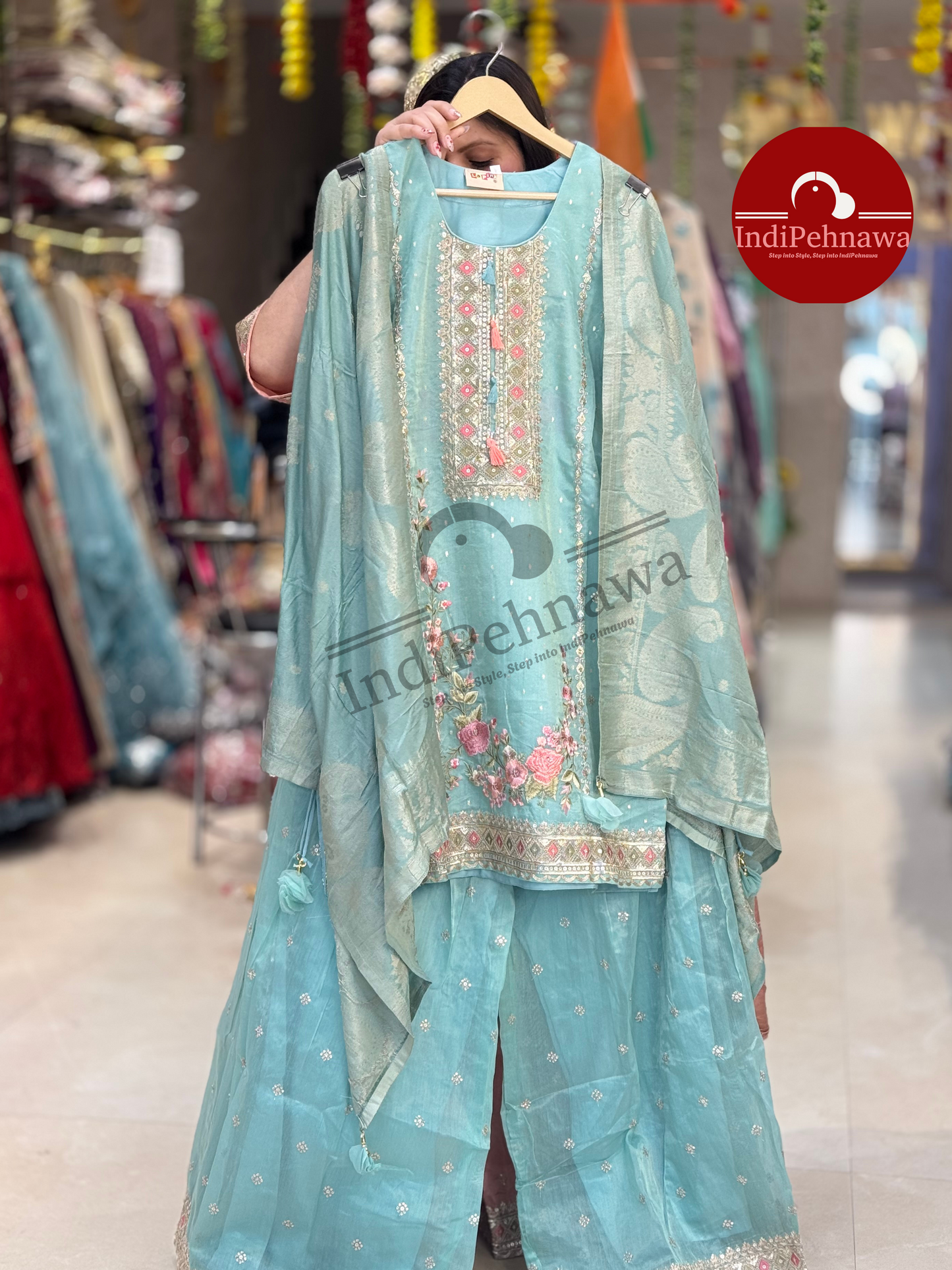 PARTY WEAR EMBROIDED JAFA