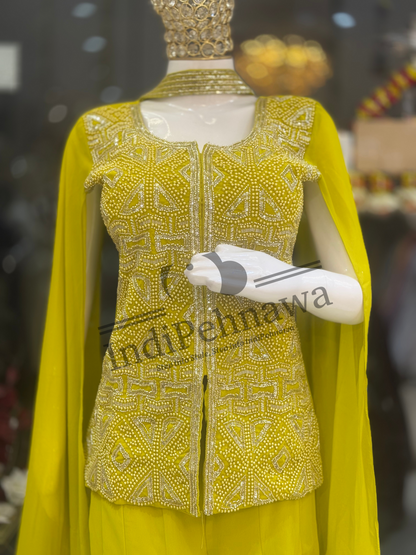 Luxury Handcrafted Pearl Cord Set