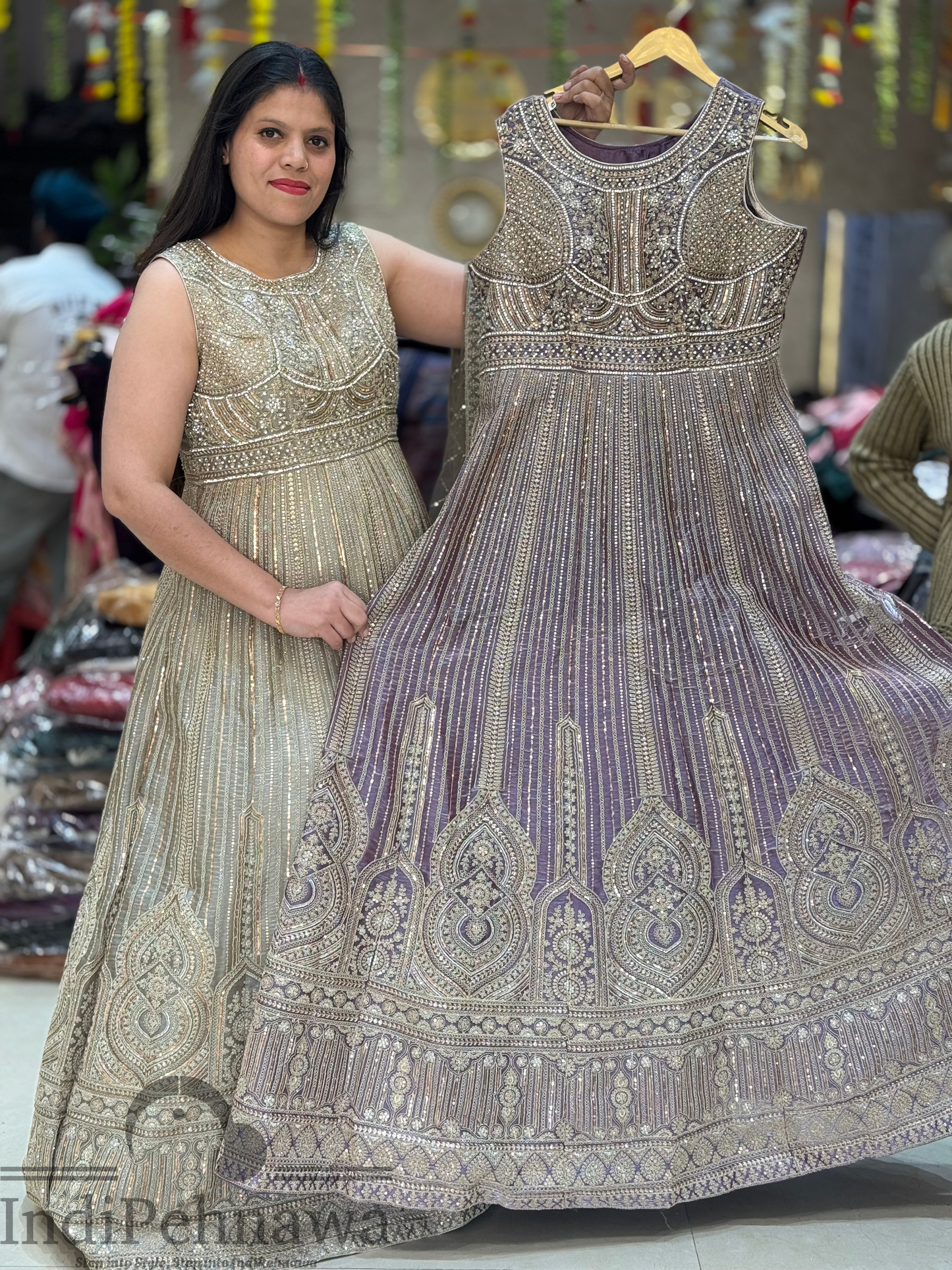 Premium Sasha Bridal Gown with Exquisite Tilla Work – A Dream Wedding Dress