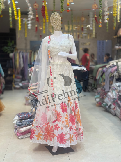 Trendy Beads Embellished Lehenga – Shine at Every Celebration