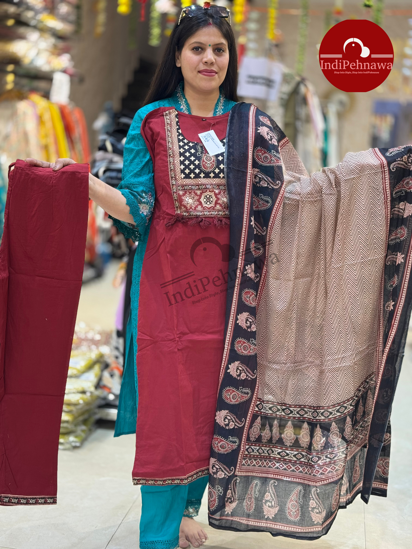 Printed Suit for Casual / Office & Festive Wear