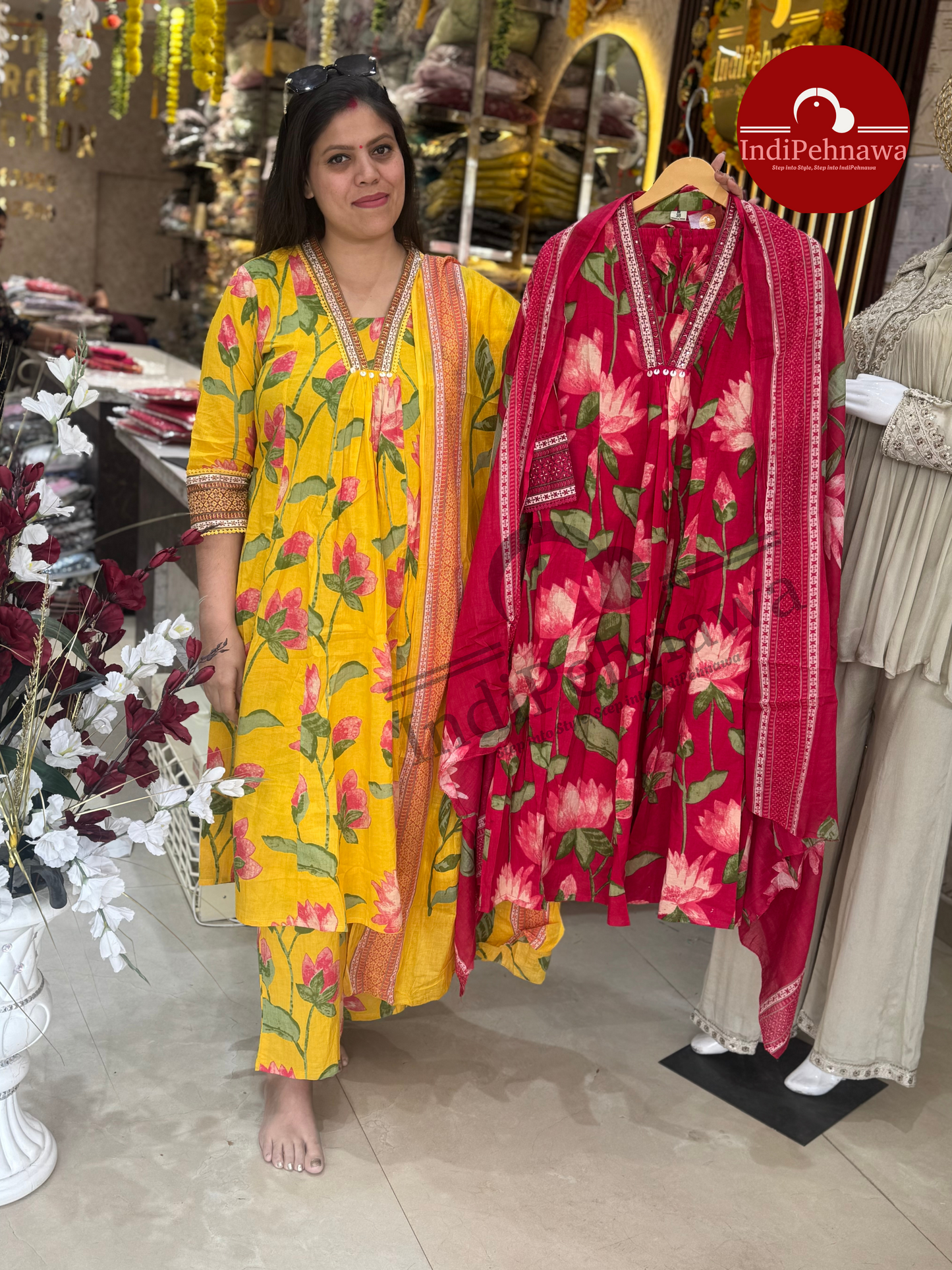 Elegance in Flow – Designer A-Line Suit