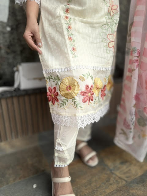 Sanjh-E-Shingar Cotton Suit