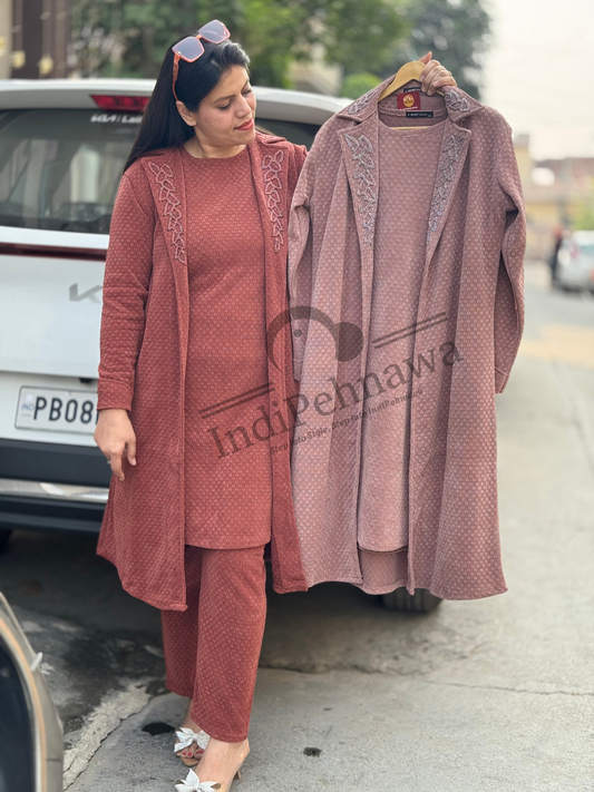 CHANNEL WOOL 3 PC SHRUG ARTICLE