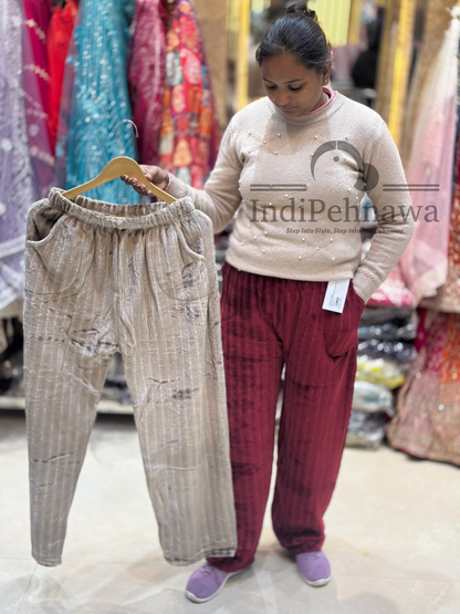 Velvet Heavy Premium Bottoms: Luxury & Comfort Combined