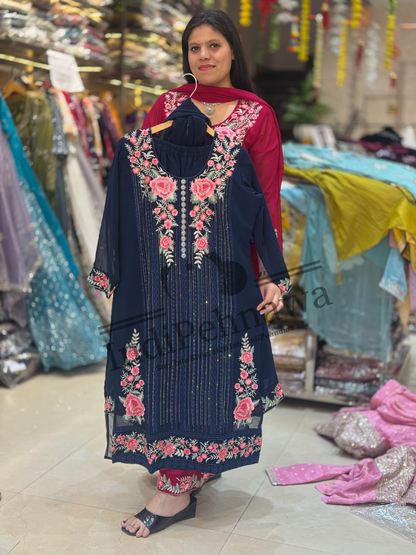 Bridal & Festive Suits with Intricate Stone Work