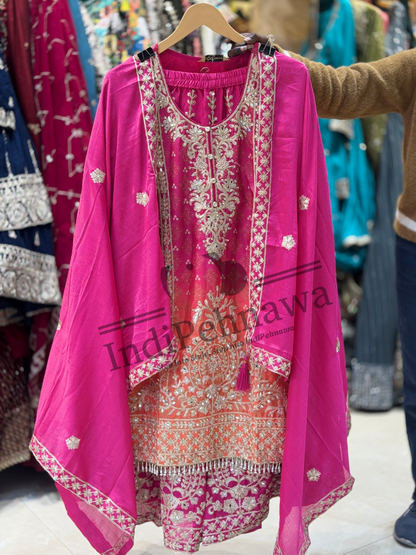 Royal Mirror & Thread Work Suits – Party & Wedding Collection