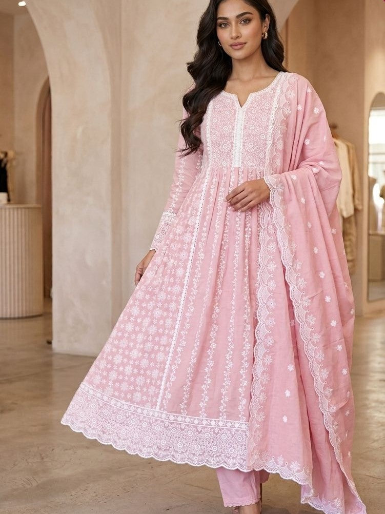 PINK SHIFLI DESIGN ANARKALI