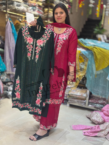 Bridal & Festive Suits with Intricate Stone Work