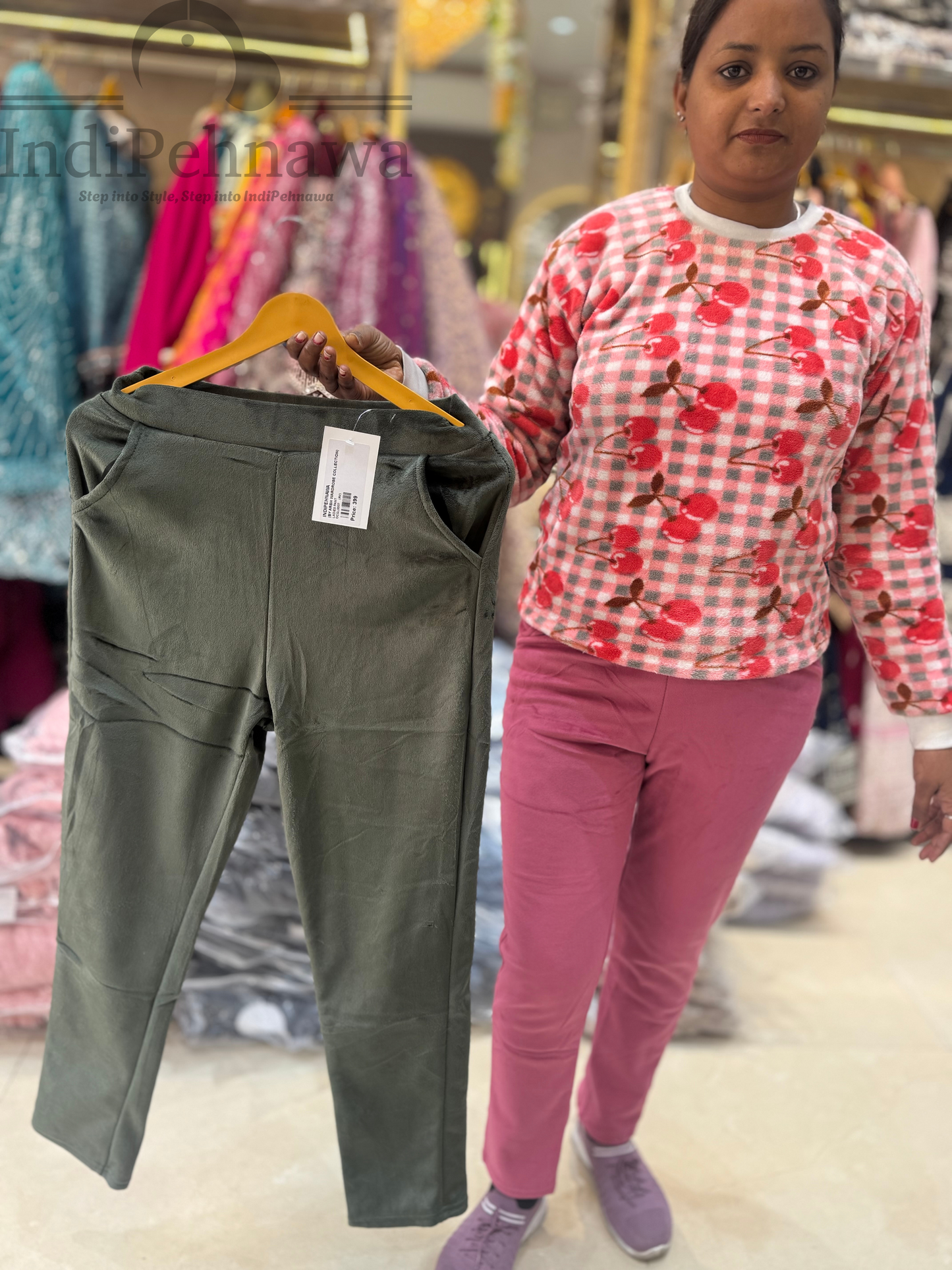 Velvet Fleece Comfy Wear Pants