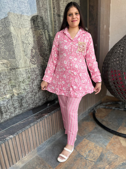 Hand Work Kurta Pant Cordset