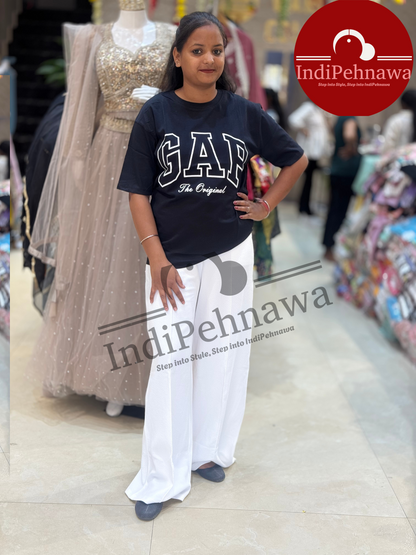 T-SHIRT AND BELLBOTTOM COMBO SUMMER FRIENDLY