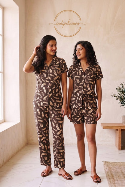 PURE MALAI COTTON 3PC NIGHT SUIT