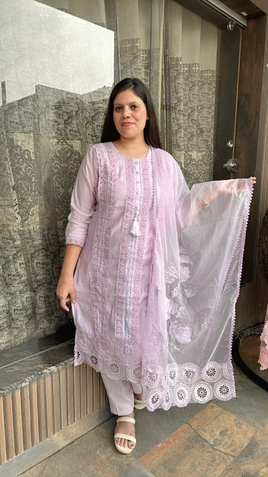 Elegant Women's Cotton Suit
