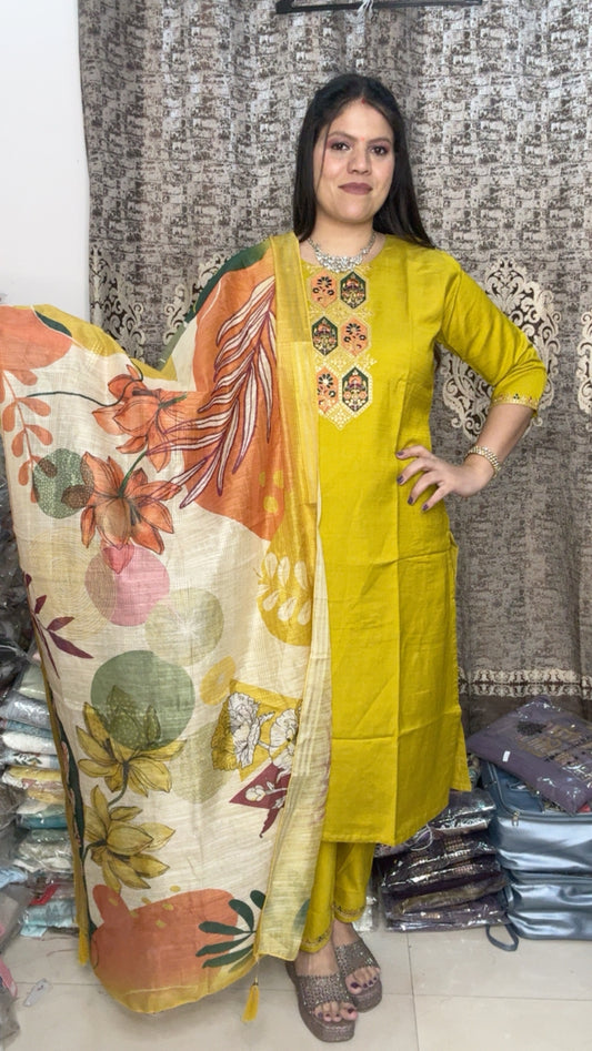 Digital Multi Duppta Suit (Style No 1103)