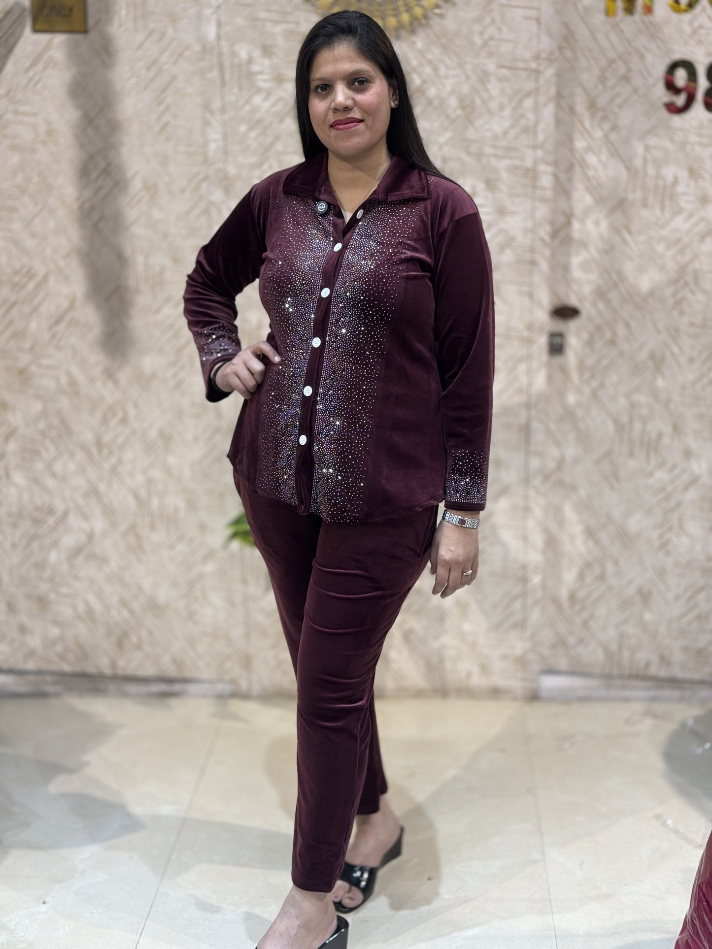 Premium Velvet Co-ord Set