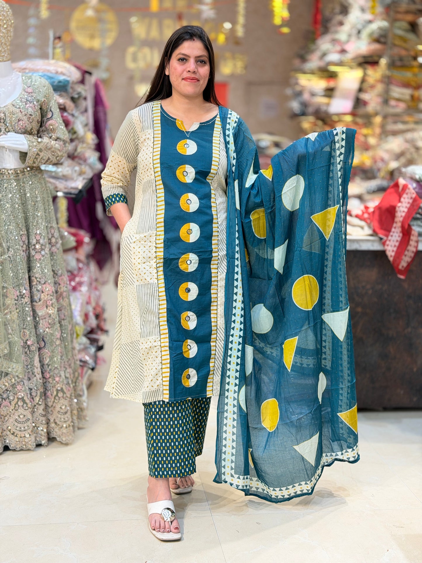 PURE COTTON BEAUTIFUL PRINTED SUIT