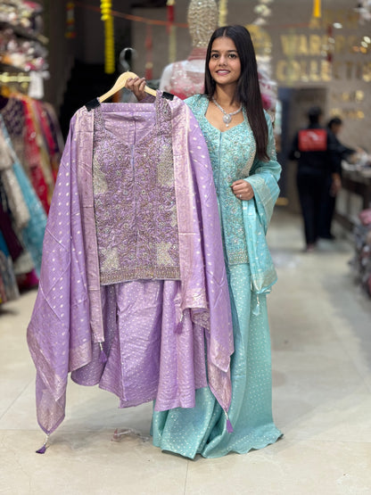 PARTY WEAR FUL TILLA WORK BROKET JAFFA