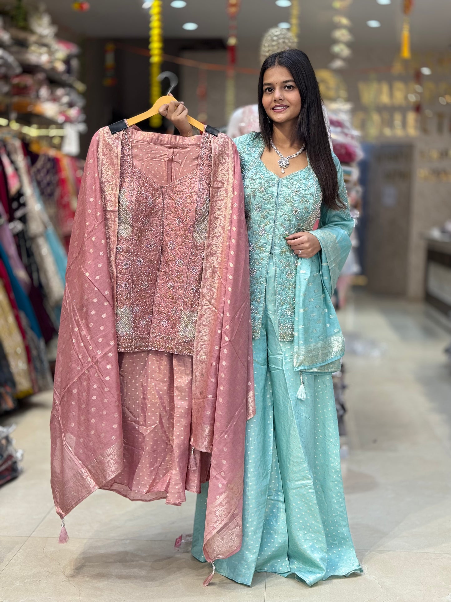 PARTY WEAR FUL TILLA WORK BROKET JAFFA